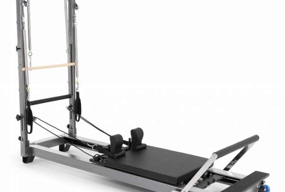 Elina Pilates Aluminium Reformer – alumínium reformer 4 magasságú és egy torony Típus: HL2 toronnyal