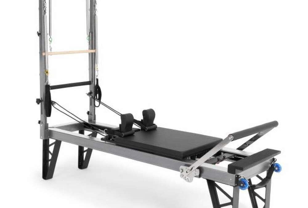 Elina Pilates Aluminium Reformer – alumínium reformer 4 magasságú és egy torony Típus: HL4 toronnyal
