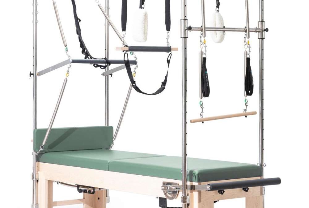 Elina Pilates Cadillac Reformer Elite – trapéz asztal reformerrel Szín: Zöld