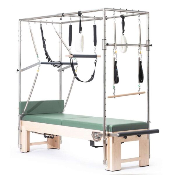 Elina Pilates Cadillac Reformer Elite - trapéz asztal reformerrel Szín: Zöld