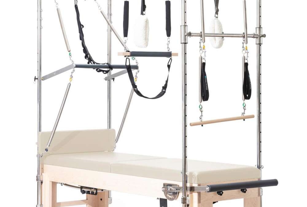 Elina Pilates Cadillac Reformer Elite – trapéz asztal reformerrel Szín: Bézs