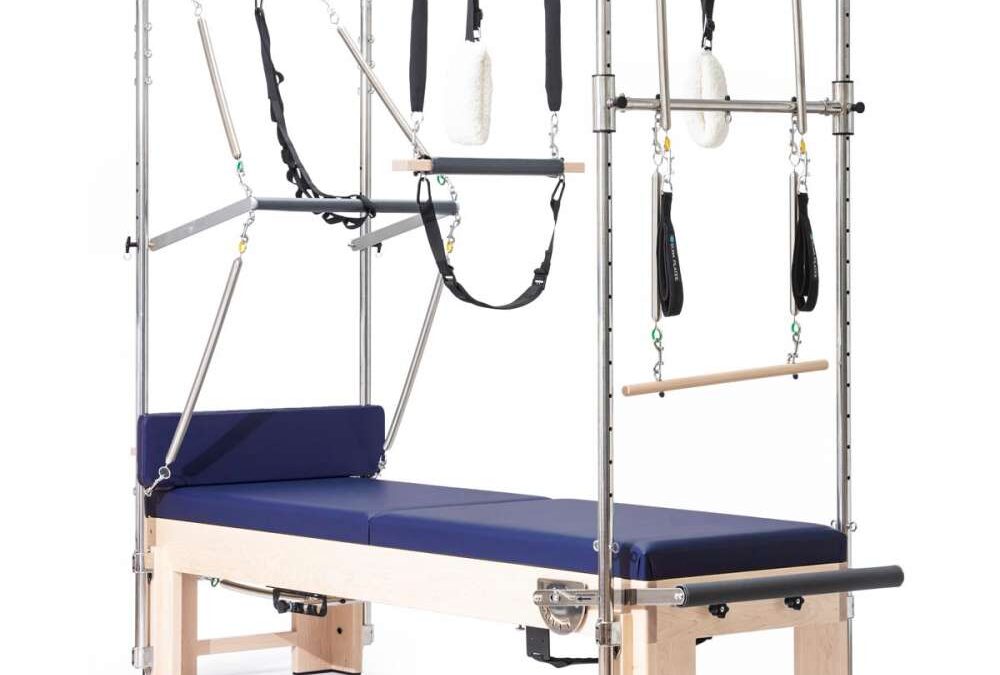 Elina Pilates Cadillac Reformer Elite – trapéz asztal reformerrel Szín: Kék