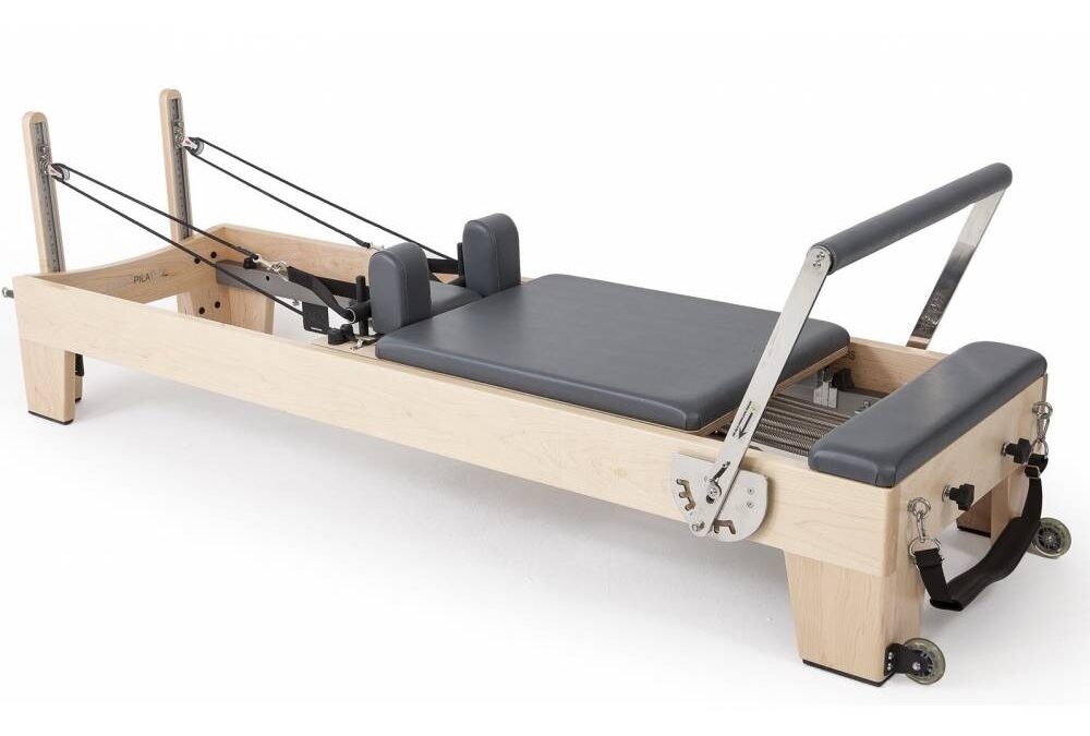 Elina Pilates Elite Wood Reformer 245 cm Szín: szürke