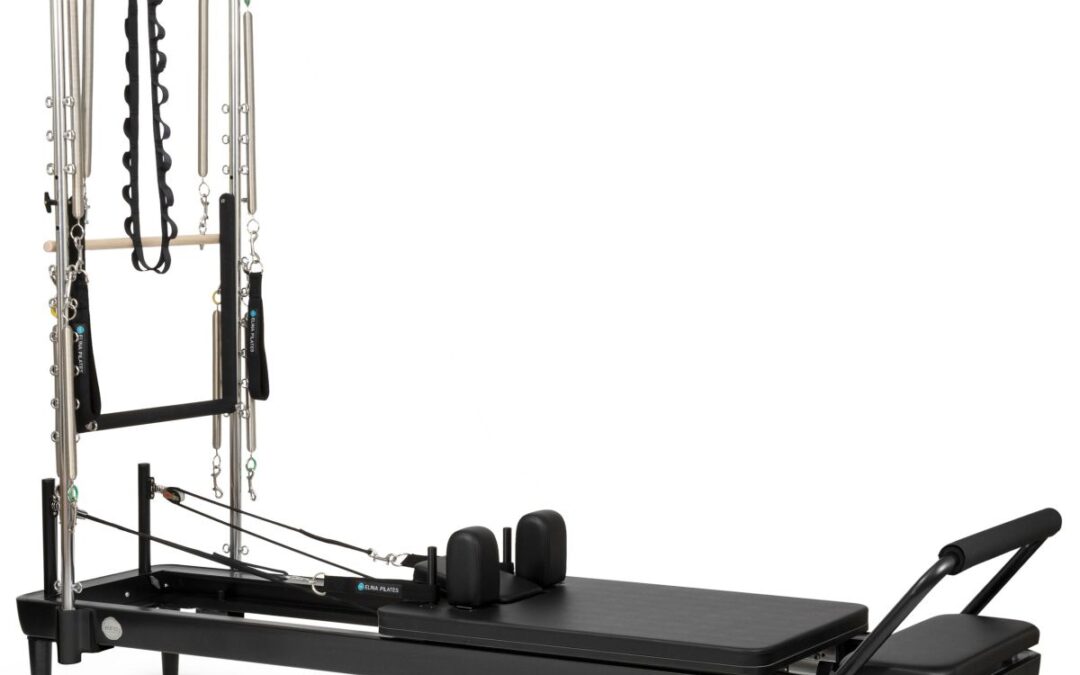 Elina Pilates Nubium Reformer 249 cm Szín: Black Edition toronnyal