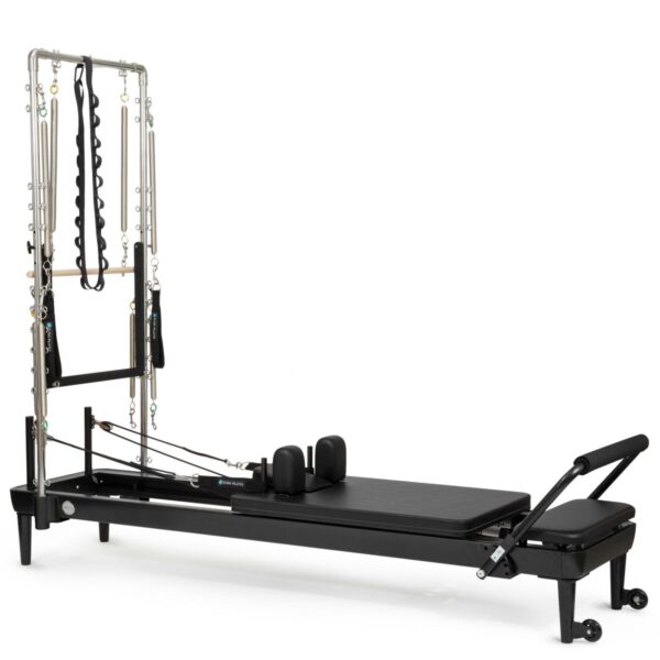 Elina Pilates Nubium Reformer 249 cm Szín: Black Edition toronnyal