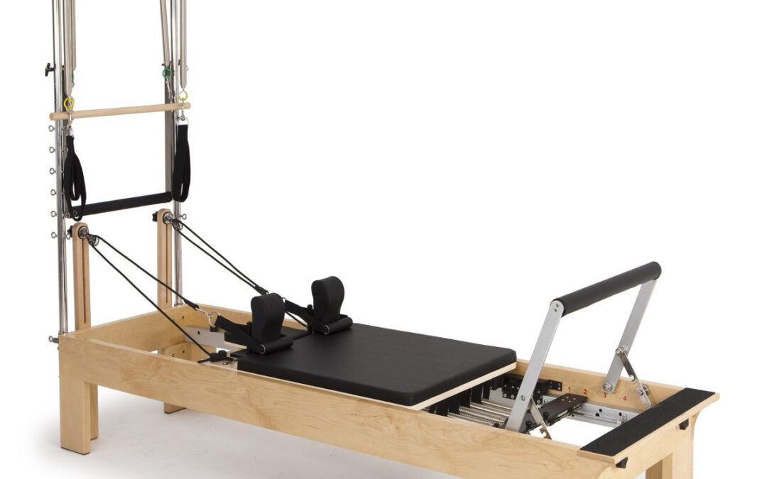Elina Pilates Physio Wood Reformer 237 cm Szín: Fekete toronnyal