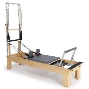 Elina Pilates Physio Wood Reformer 237 cm Szín: Szürke toronnyal