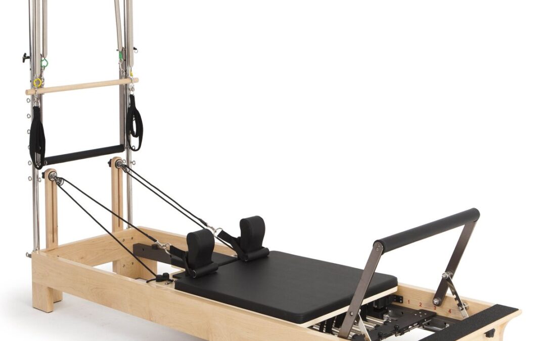 Elina Pilates Wood Reformer 237 cm Szín: Fekete toronnyal