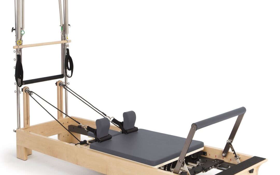 Elina Pilates Wood Reformer 237 cm Szín: Szürke toronnyal