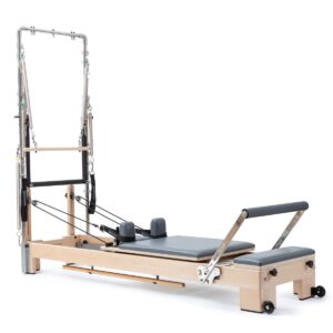 Elina Pilates Wooden Reformer Lignum 242 cm Szín: Szürke toronnyal