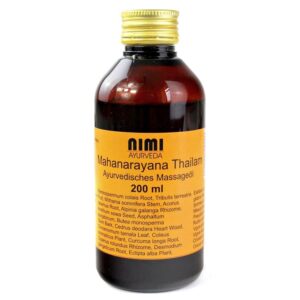 Nimi Ayurveda Mahanarayana Thailam relaxáló masszázsolaj Térfogat: 200 ml