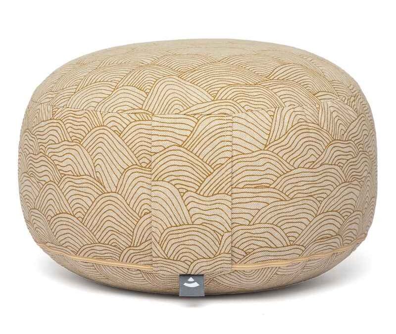 Bodhi Yoga Bodhi BIG RONDO meditációs párna Classic LAHARI 31 x 21,5 cm tönköly töltelék Szín: Arany