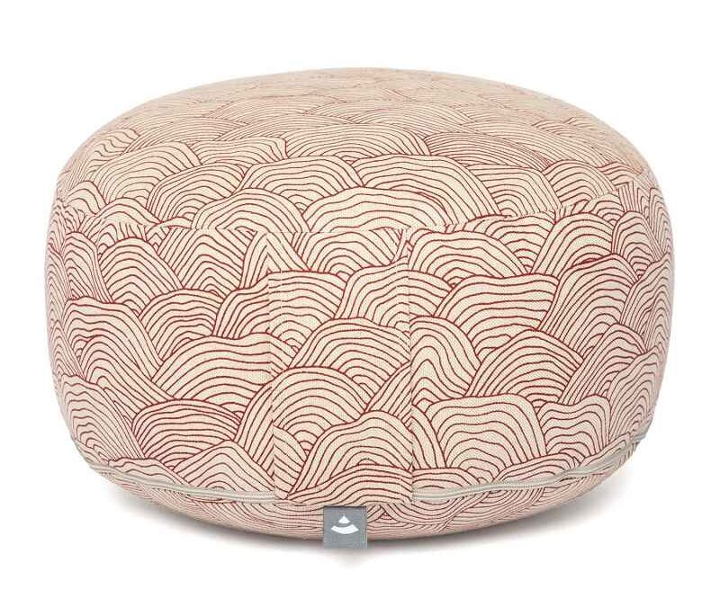 Bodhi Yoga Bodhi BIG RONDO meditációs párna Classic LAHARI 31 x 21,5 cm tönköly töltelék Szín: Piros