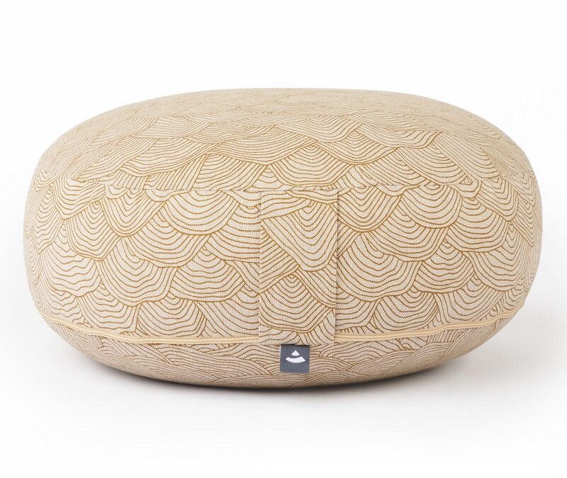 Bodhi Yoga Bodhi BIG RONDO meditációs párna Classic LAHARI 38,5 x 18,5 cm tönköly töltelék Szín: Arany