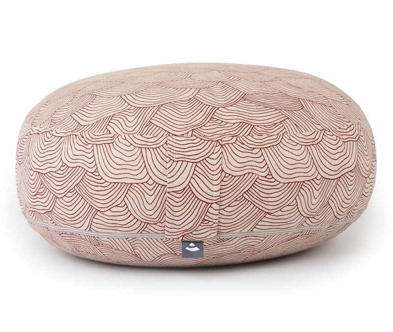 Bodhi Yoga Bodhi BIG RONDO meditációs párna Classic LAHARI 38,5 x 18,5 cm tönköly töltelék Szín: Piros