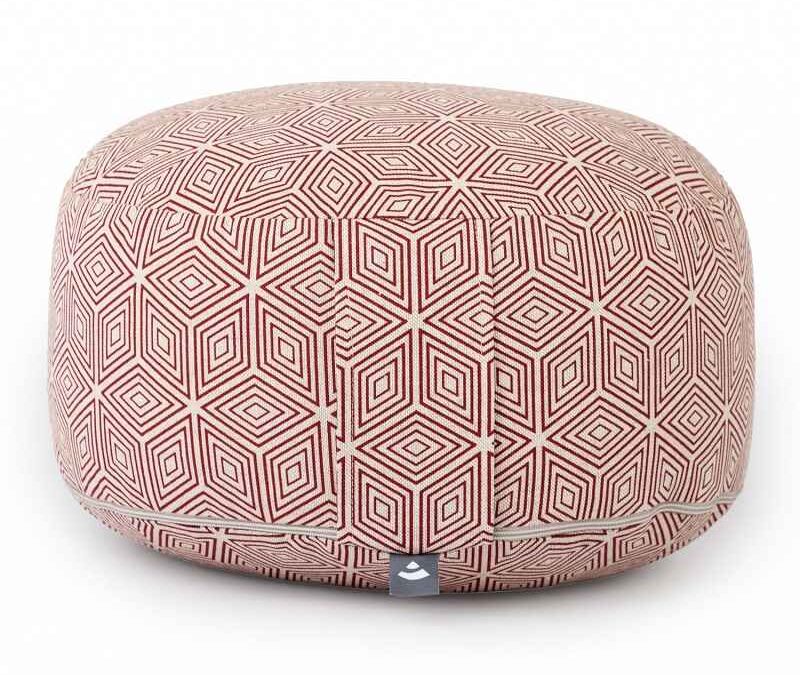 Bodhi Yoga Bodhi BIG RONDO meditációs párna Classic SATKA 31 x 21,5 cm tönköly töltelék Szín: Piros