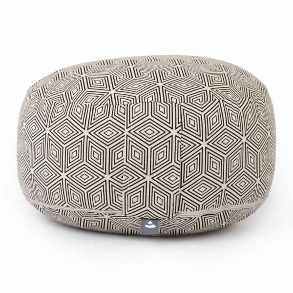 Bodhi Yoga Bodhi BIG RONDO meditációs párna Classic SATKA 31 x 21,5 cm tönköly töltelék Szín: Fekete