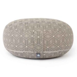 Bodhi Yoga Bodhi BIG RONDO meditációs párna Classic SATKA 38,5 x 18,5 cm tönköly töltelék Szín: Fekete