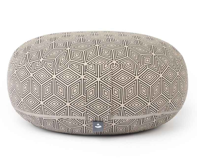 Bodhi Yoga Bodhi BIG RONDO meditációs párna Classic SATKA 38,5 x 18,5 cm tönköly töltelék Szín: Fekete