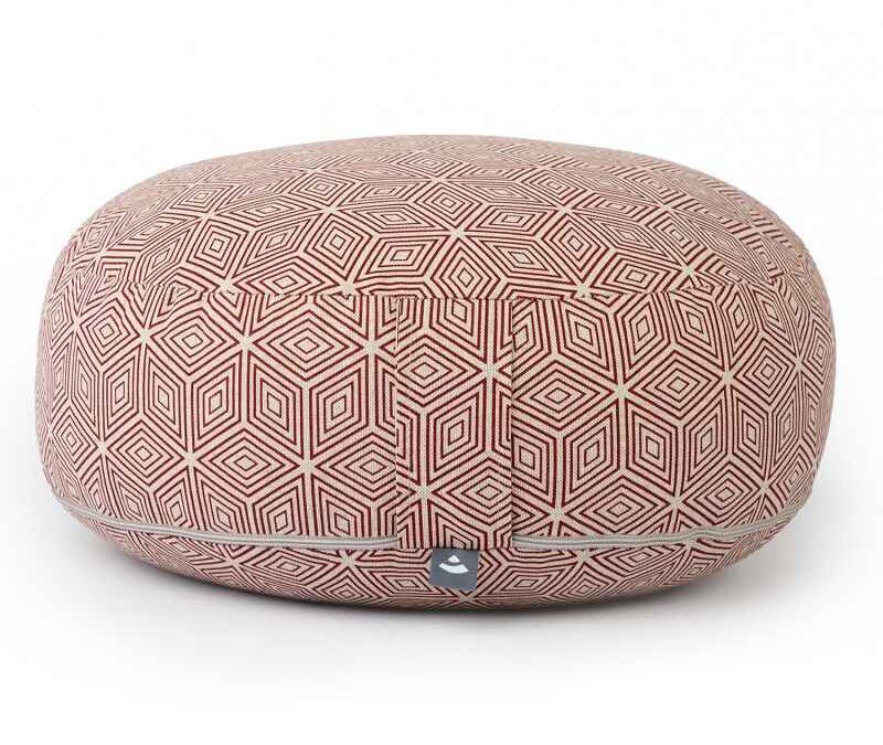 Bodhi Yoga Bodhi BIG RONDO meditációs párna Classic SATKA 38,5 x 18,5 cm tönköly töltelék Szín: Piros