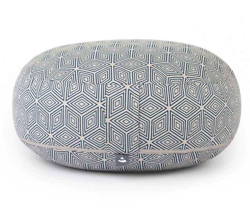 Bodhi Yoga Bodhi BIG RONDO meditációs párna Classic SATKA 38,5 x 18,5 cm tönköly töltelék Szín: Kék