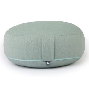 Bodhi Yoga Bodhi BIG RONDO széles meditációs párna CLASSIC Dobby 38,5 x 18,5 cm tönköly töltelék Szín: Zöld (petrol)