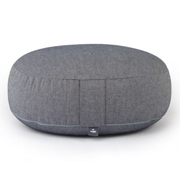 Bodhi Yoga Bodhi BIG RONDO széles meditációs párna CLASSIC Dobby 38,5 x 18,5 cm tönköly töltelék Szín: Sötétkék
