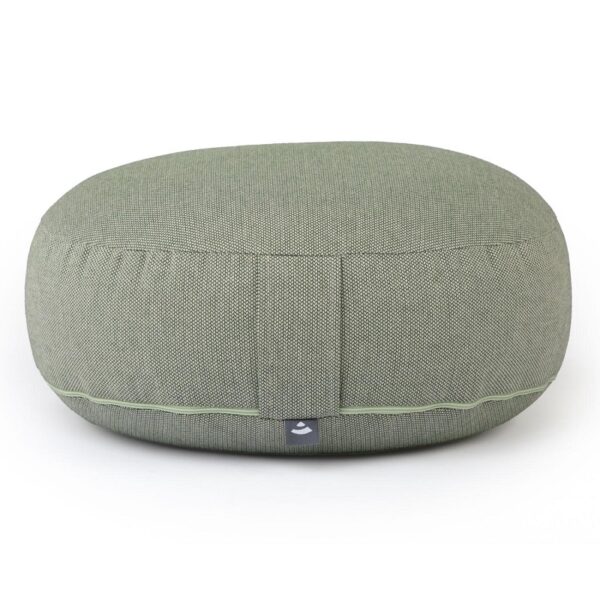 Bodhi Yoga Bodhi BIG RONDO széles meditációs párna CLASSIC Dobby 38,5 x 18,5 cm tönköly töltelék Szín: Zöld