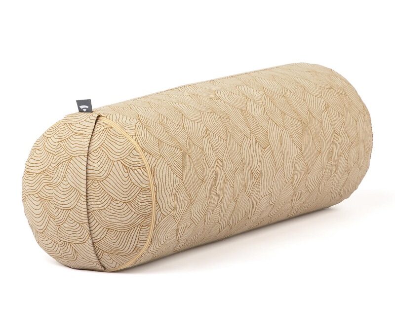 Bodhi Yoga Bolster Classic LAHARI 62 x 22 cm tönköly töltelék Szín: Arany