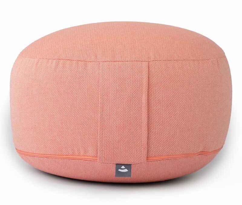Bodhi Yoga Bodhi RONDO meditációs párna Classic Lahari 31 x 21,5 cm tönköly töltelék Szín: Korall