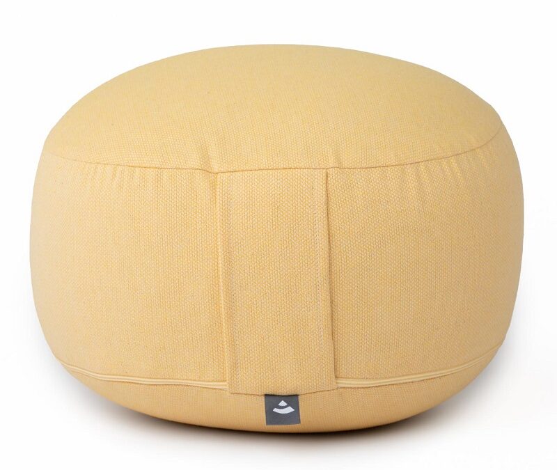 Bodhi Yoga Bodhi RONDO meditációs párna Classic Lahari 31 x 21,5 cm tönköly töltelék Szín: Sárga