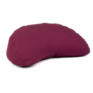 Bodhi Yoga utazó meditációs párna YOGI MOON Mini ECO hajdinával töltött 33 x 13 x 17 cm Szín: Padlizsán (lila)