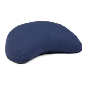 Bodhi Yoga utazó meditációs párna YOGI MOON Mini ECO hajdinával töltött 33 x 13 x 17 cm Szín: Sötétkék