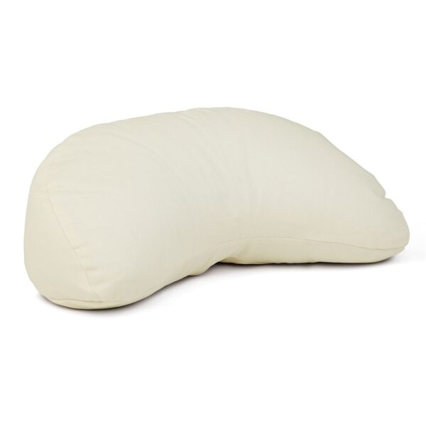 Bodhi Yoga utazó meditációs párna YOGI MOON Mini ECO hajdinával töltött 33 x 13 x 17 cm Szín: Bézs (ecru)