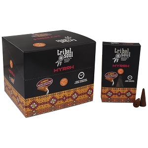 Ancient wisdom AWG füstölőkúp "Backflow Incense" Mirha 180 g