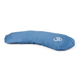 Bodhi Yoga Bodhi meditációs szempárna OM bio levendulával 23 cm Szín: világoskék