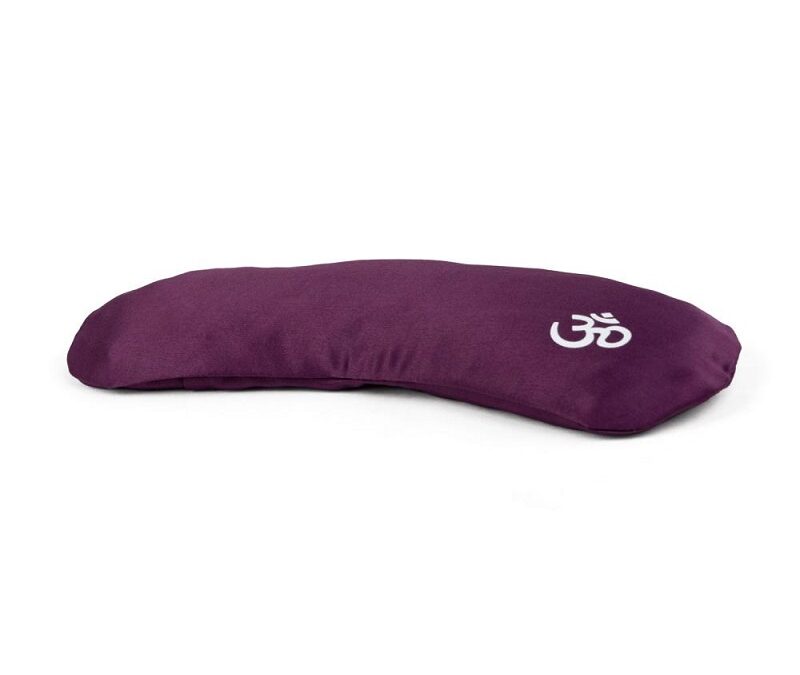 Bodhi Yoga Bodhi meditációs szempárna OM bio levendulával 23 cm Szín: Padlizsán
