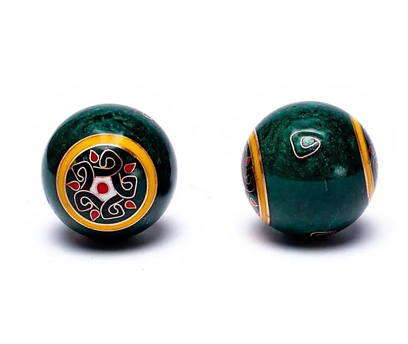 Phoenix Import Phoenix Health Balls egészségügyi kínai labdák stressz ellen 2 db Szín: Zöld