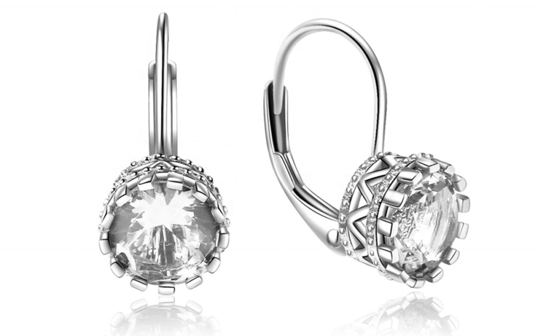 Tachyon Technologies Tachyon Flower Earrings ezüst fülbevaló 7 mm Szín: Világos