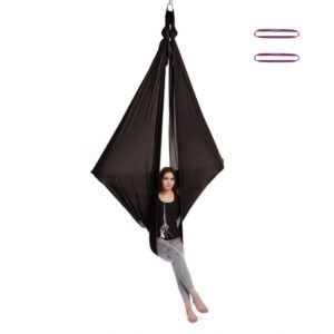 Aerialsilks Aerial Yoga Hammock AIR háló Fly jógához és Aerial jógához - 7 m Szín: Fekete