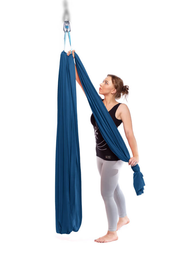 Aerialsilks Aerial Yoga Hammock AIR háló Fly jógához és Aerial jógához - 7 m Szín: Kék