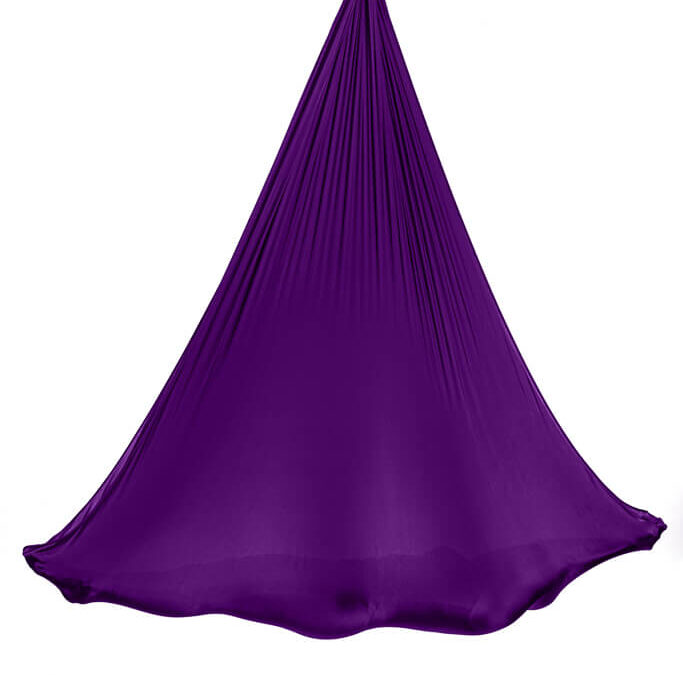 Aerialsilks Aerial Yoga Hammock AIR háló Fly jógához és Aerial jógához – 7 m Szín: lila