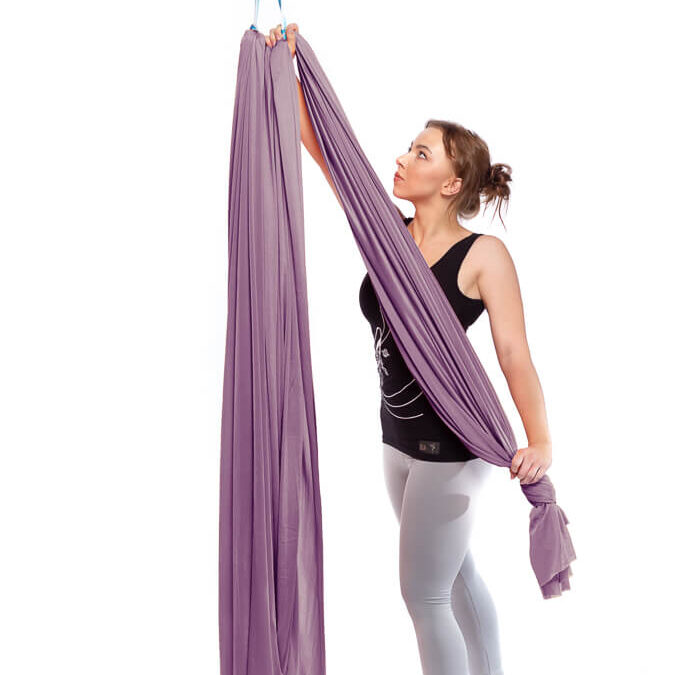 Aerialsilks Aerial Yoga Hammock AIR háló Fly jógához és Aerial jógához – 7 m Szín: Levendula