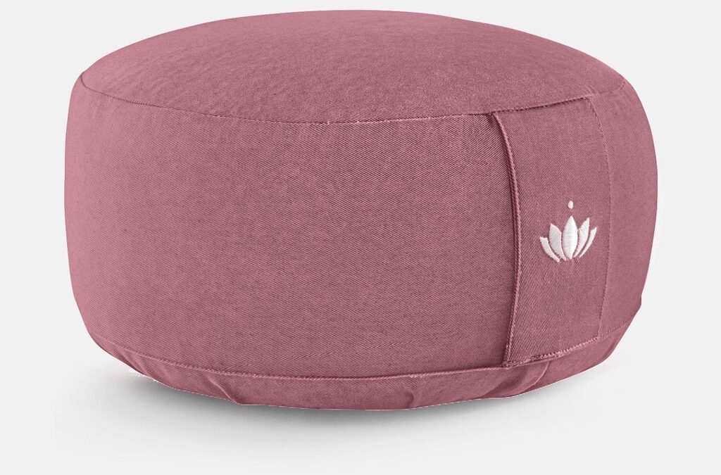 Lotuscrafts meditációs párna Lotus 31 cm x 15 cm Szín: Padlizsán (lila)