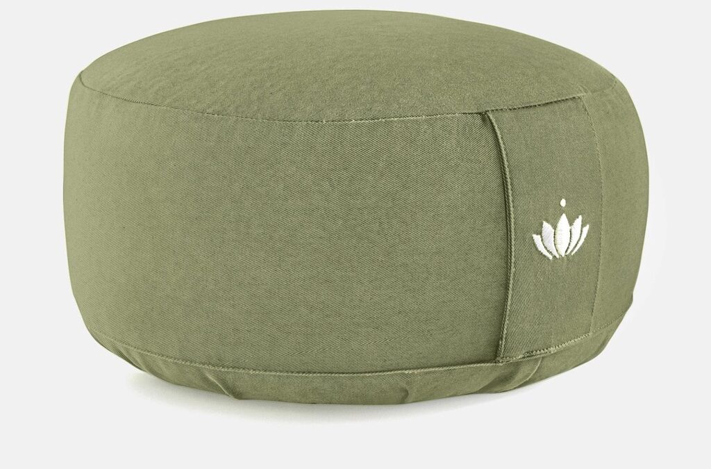 Lotuscrafts meditációs párna Lotus 31 cm x 15 cm Szín: Zöld (olívabogyó)