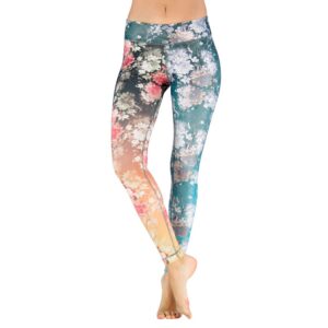 Niyama leggings-ek Bodhi Niyama Summer Breeze leggings jógához és fitnesshez Méret: S