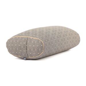 Bodhi Yoga OVAL jógahenger 72,5 x 30 x 17 cm tönkölyvel töltve Szín: Fekete