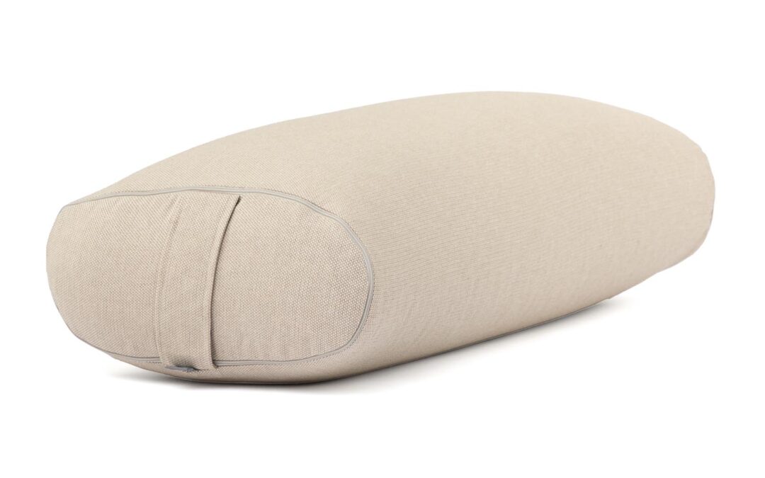 Bodhi Yoga OVAL jógahenger 72,5 x 30 x 17 cm tönkölyvel töltve Szín: Hazel