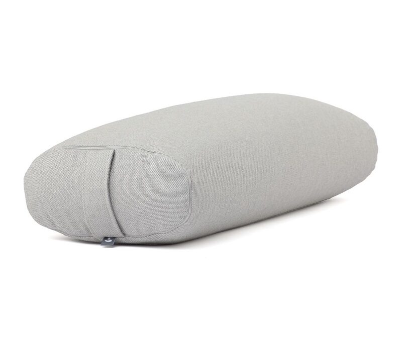 Bodhi Yoga OVAL jógahenger 72,5 x 30 x 17 cm tönkölyvel töltve Szín: szürke