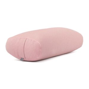 Bodhi Yoga OVAL jógahenger 72,5 x 30 x 17 cm tönkölyvel töltve Szín: Rózsaszín